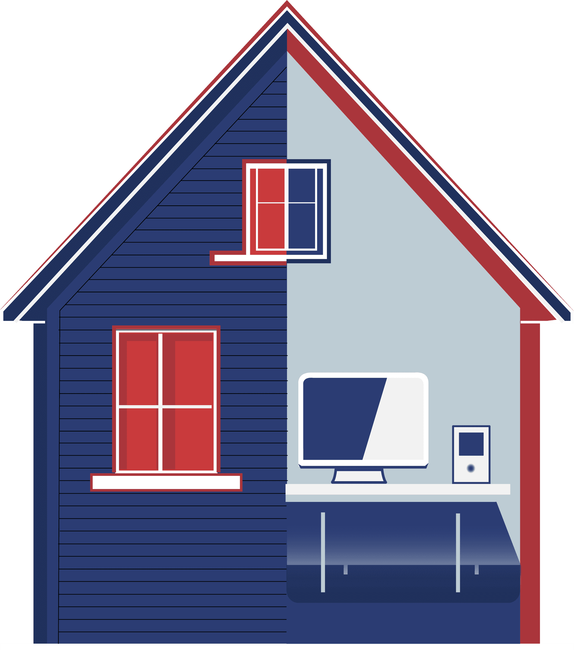 Split house showing handyman and tech services